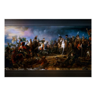 Die Schlacht von Austerlitz durch François Gérard Poster
