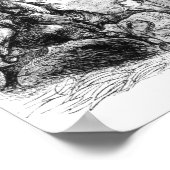 Die Schlacht von Bannockburn im Jahr 1314 Poster (Ecke)