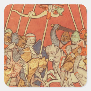 Die Schlacht von Bedigran Quadratischer Aufkleber