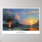 Die Schlacht von Bomarsund Ivan Aivazovsky Poster (Vorne)
