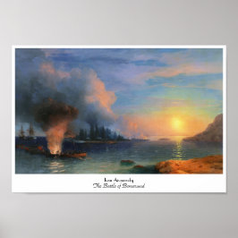 Die Schlacht von Bomarsund Ivan Aivazovsky Poster