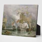 Die Schlacht von Cape St. Vincent, 14. Februar 179 Fotoplatte (Seite)