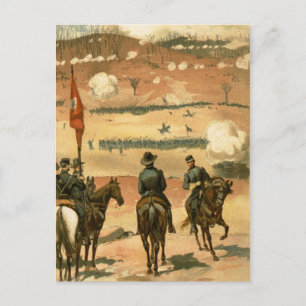 Die Schlacht von Chattanooga im Zivilen Krieg Amer Postkarte
