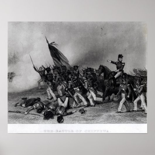 Die Schlacht von Chippewa Poster (Vorne)