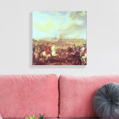 Die Schlacht von Fontenoy am 11. Mai 1745 Leinwanddruck (Insitu (Wohnzimmer))