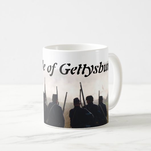 Die Schlacht von Gettysburg Kaffeetasse (VorderseiteRechts)