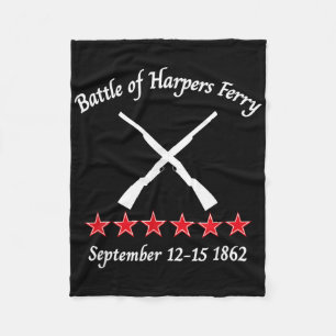 Die Schlacht von Harpers Ferry Zivile Schlachten K Fleecedecke