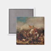 Die Schlacht von Hastings im Jahr 1066 Magnet (Vorderseite/Rückseite)