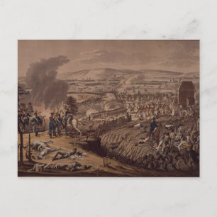 Die Schlacht von Jena Postkarte