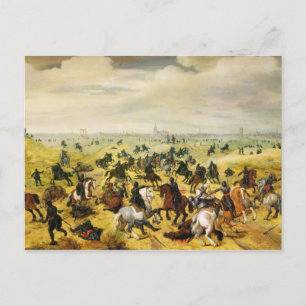 Die Schlacht von Leckerbeetje, 1600 Postkarte