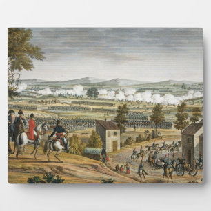 Die Schlacht von Lutzen am 2. Mai 1813, graviert v Fotoplatte