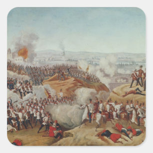 Die Schlacht von Magenta, 4. Juni 1859, c.1859 Quadratischer Aufkleber