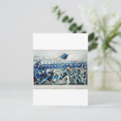 Die Schlacht von Malvern Hill, Va. 1. Juli 1862 Postkarte (Stehend Vorderseite)