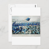 Die Schlacht von Malvern Hill, Va. 1. Juli 1862 Postkarte (Vorne/Hinten)