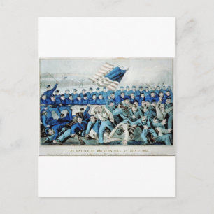Die Schlacht von Malvern Hill, Va. 1. Juli 1862 Postkarte