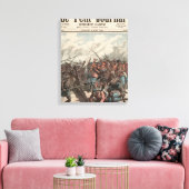 Die Schlacht von Manipur Leinwanddruck (Insitu (Wohnzimmer))