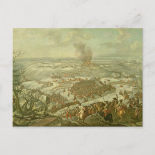 Die Schlacht von Maxen, November 1759 Postkarte