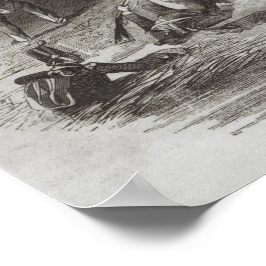 Die Schlacht von New Orleans Poster (Ecke)