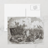 Die Schlacht von New Orleans Postkarte (Vorne/Hinten)