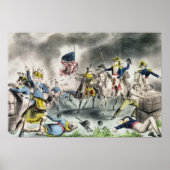 Die Schlacht von New Orleans, Pub.Nathaniel Currie Poster (Vorne)