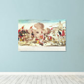 Die Schlacht von Ostrolenka Leinwanddruck (Insitu (Holzboden))