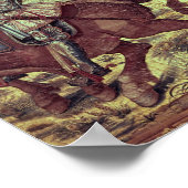 Die Schlacht von Pavia am 24. Februar 1525 Poster (Ecke)