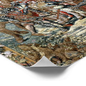 Die Schlacht von Pavia. Poster (Ecke)