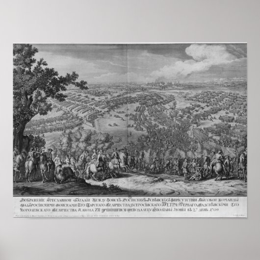 Die Schlacht von Poltava Poster (Vorne)