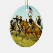 Die Schlacht von Prairie Dog Creek von Ralph Heinz Keramik Ornament (Rechts)