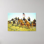 Die Schlacht von Prairie Dog Creek von Ralph Heinz Leinwanddruck (Vorderseite)