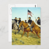 Die Schlacht von Prairie Dog Creek von Ralph Heinz Postkarte (Vorne/Hinten)