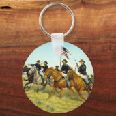 Die Schlacht von Prairie Dog Creek von Ralph Heinz Schlüsselanhänger (Vorderseite)