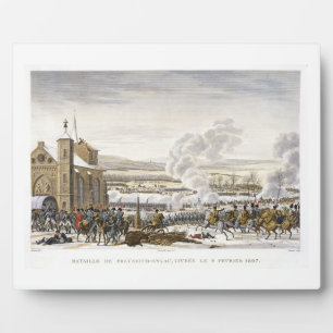 Die Schlacht von Preussisch-Eylau, 9. Februar 1807 Fotoplatte