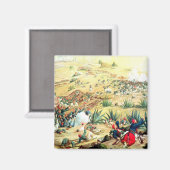 Die Schlacht von Puebla am 5. Mai 1862 Magnet (Vorderseite/Rückseite)
