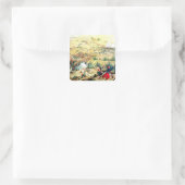 Die Schlacht von Puebla am 5. Mai 1862 Quadratischer Aufkleber (Tasche)