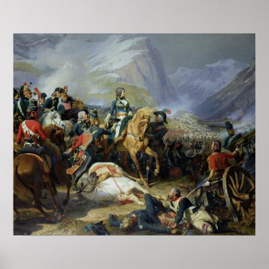 Die Schlacht von Rivoli, 1844 Poster (Vorne)