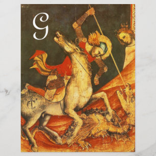 Die Schlacht von Saint George mit dem Drachen