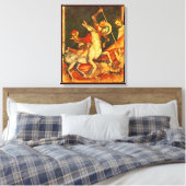 Die Schlacht von Saint George mit dem Drachen Leinwanddruck (Insitu (Schlafzimmer))