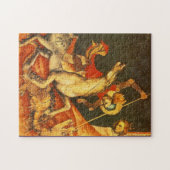 Die Schlacht von Saint George mit dem Drachen Puzzle (Horizontal)