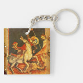 Die Schlacht von Saint George mit dem Drachen Schlüsselanhänger (Rückseite)