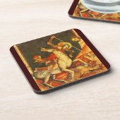 Die Schlacht von Saint George mit dem Drachen Untersetzer (Linke Seite)