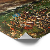 Die Schlacht von San Jacinto, Henry Arthur McArdle Poster (Ecke)