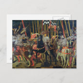 Die Schlacht von San Romano 1432, c.1456 Postkarte (Vorne/Hinten)