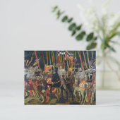 Die Schlacht von San Romano 1432, c.1456 Postkarte (Stehend Vorderseite)