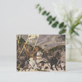 Die Schlacht von San Romano, c.1438-40 Postkarte (Stehend Vorderseite)