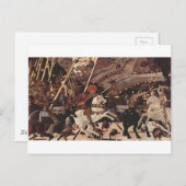 Die Schlacht von San Romano durch Paolo Uccello Postkarte (Vorne/Hinten)