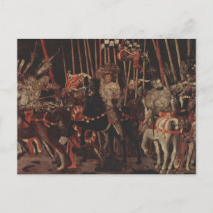 Die Schlacht von San Romano Teil III Postkarte