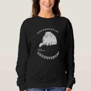 Die Schlacht von Sheddysburg (weiße Katze) Sweatshirt