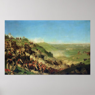 Die Schlacht von Solferino am 24. Juni 1859 Poster