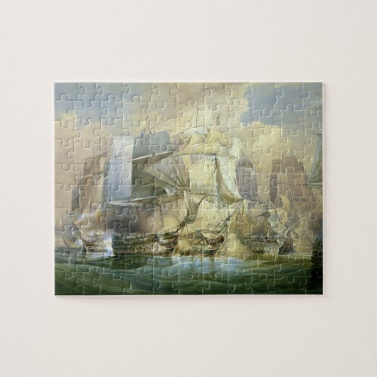 Die Schlacht von Trafalgar, der Anfang des Acti Puzzle (Horizontal)